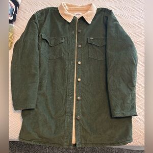 Wrangler Green Sherpa-Lined Jacket